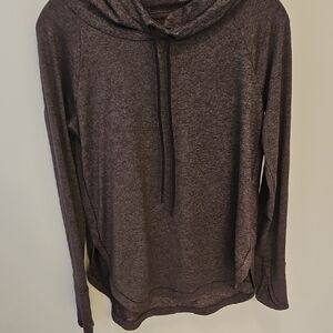 Dark Marron Hooded Sweatshirt